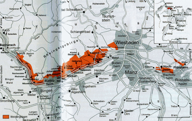 Carte rheingau